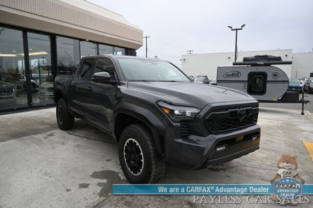 2024 Toyota Tacoma TRD Off Road / Premium Pkg / 4X4 / Crew Cab / Heated & Cooled Leather Seats / Heated Steering / Sunroof / JBL Speakers / Adaptive Cruise / Lane Departure & Blind Spot / 360 Camera / Bed Liner / Tow Pkg / 1-Owner Anchorage AK
