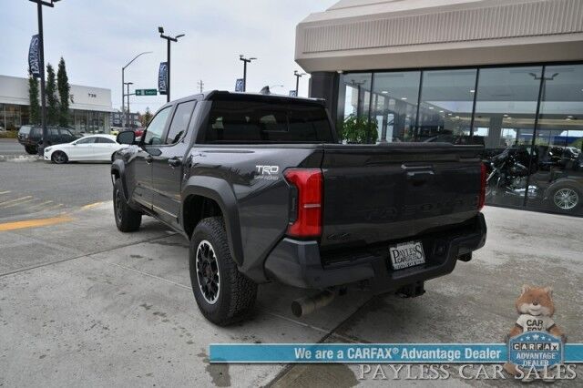 2024 Toyota Tacoma TRD Off Road / Premium Pkg / 4X4 / Crew Cab / Heated & Cooled Leather Seats / Heated Steering / Sunroof / JBL Speakers / Adaptive Cruise / Lane Departure & Blind Spot / 360 Camera / Bed Liner / Tow Pkg / 1-Owner Anchorage AK