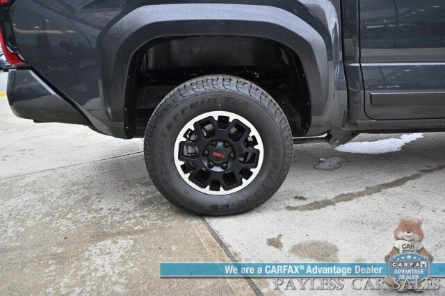 2024 Toyota Tacoma TRD Off Road / Premium Pkg / 4X4 / Crew Cab / Heated & Cooled Leather Seats / Heated Steering / Sunroof / JBL Speakers / Adaptive Cruise / Lane Departure & Blind Spot / 360 Camera / Bed Liner / Tow Pkg / 1-Owner Anchorage AK