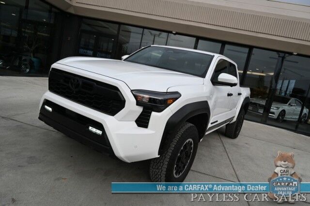 2024 Toyota Tacoma TRD Off Road / Premium Pkg / 4X4 / Crew Cab / Heated & Cooled Leather Seats / Heated Steering / Sunroof / JBL Speakers / Adaptive Cruise / Lane Departure & Blind Spot / 360 Camera / Bed Liner / Tow Pkg / 1-Owner Anchorage AK 2024 Toyota Tacoma TRD Off Road / Premium Pkg / 4X4 / Crew Cab / Heated & Cooled Leather Seats / Heated Steering / Sunroof / JBL Speakers / Adaptive Cruise / Lane Departure & Blind Spot / 360 Camera / Bed Liner / Tow Pkg / 1-Owner Anchorage AK