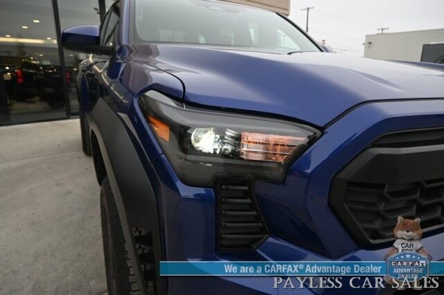 2024 Toyota Tacoma TRD Off Road Sport / 4X4 / Crew Cab / Premium Cloth Seats / Adaptive Cruise / Lane Departure & Blind Spot / Apple CarPlay & Android Auto / Back Up Camera / Keyless Entry & Start / Bed Liner / Tow Pkg / 1-Owner Anchorage AK