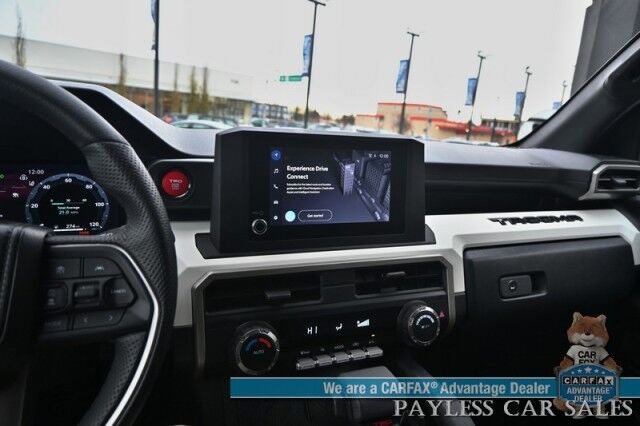 2024 Toyota Tacoma TRD Off Road Sport / 4X4 / Crew Cab / Premium Cloth Seats / Adaptive Cruise / Lane Departure & Blind Spot / Apple CarPlay & Android Auto / Back Up Camera / Keyless Entry & Start / Bed Liner / Tow Pkg / 1-Owner Anchorage AK