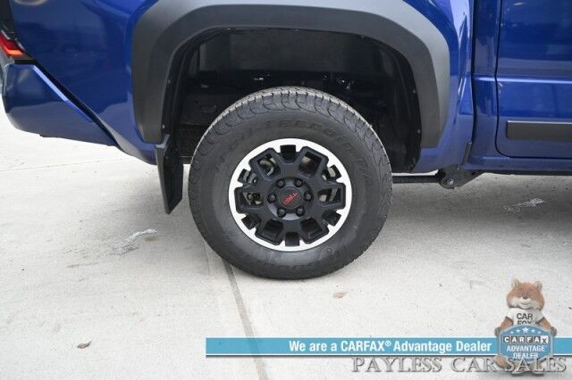 2024 Toyota Tacoma TRD Off Road Sport / 4X4 / Crew Cab / Premium Cloth Seats / Adaptive Cruise / Lane Departure & Blind Spot / Apple CarPlay & Android Auto / Back Up Camera / Keyless Entry & Start / Bed Liner / Tow Pkg / 1-Owner Anchorage AK