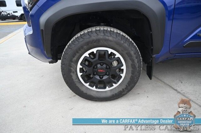 2024 Toyota Tacoma TRD Off Road Sport / 4X4 / Crew Cab / Premium Cloth Seats / Adaptive Cruise / Lane Departure & Blind Spot / Apple CarPlay & Android Auto / Back Up Camera / Keyless Entry & Start / Bed Liner / Tow Pkg / 1-Owner Anchorage AK