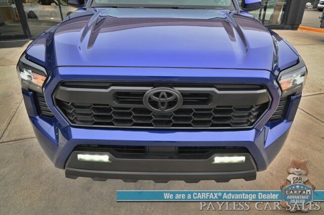 2024 Toyota Tacoma TRD Off Road Sport / 4X4 / Crew Cab / Premium Cloth Seats / Adaptive Cruise / Lane Departure & Blind Spot / Apple CarPlay & Android Auto / Back Up Camera / Keyless Entry & Start / Bed Liner / Tow Pkg / 1-Owner Anchorage AK