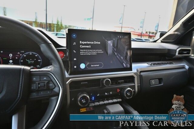 2024 Toyota Tacoma TRD Off Road Sport / 4X4 / Crew Cab / Premium Pkg / Heated & Cooled Leather Seats / Heated Steering / Sunroof / JBL / Adaptive Cruise & Blind Spot / Apple CarPlay & Android Auto / 360 Cam / Tow Pkg / 1-Owner Anchorage AK