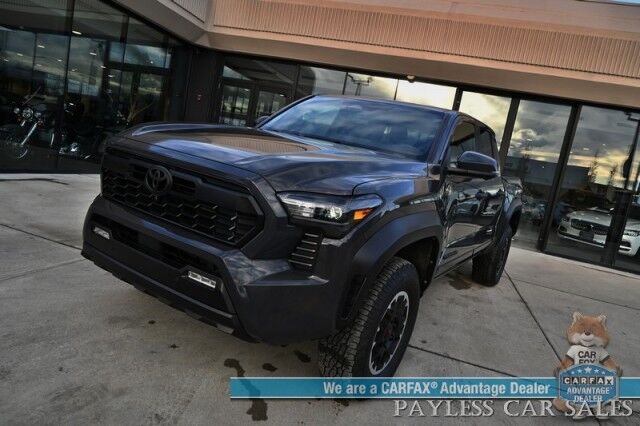 2024 Toyota Tacoma TRD Off Road Sport / 4X4 / Crew Cab / Premium Pkg / Heated & Cooled Leather Seats / Heated Steering / Sunroof / JBL / Adaptive Cruise & Blind Spot / Apple CarPlay & Android Auto / 360 Cam / Tow Pkg / 1-Owner Anchorage AK