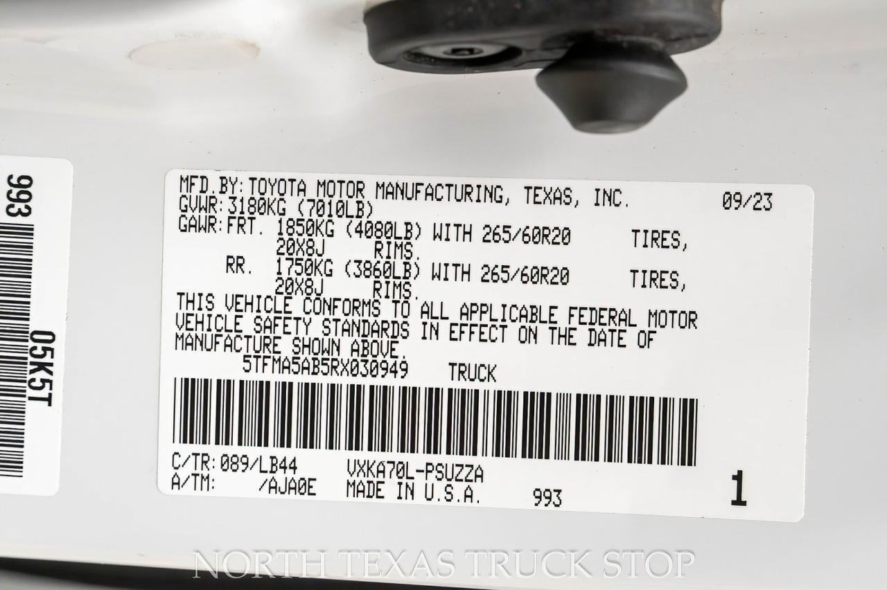 2024 Toyota Tundra 2WD 1794 Edition 3.4L i-Force 2WD Mansfield TX