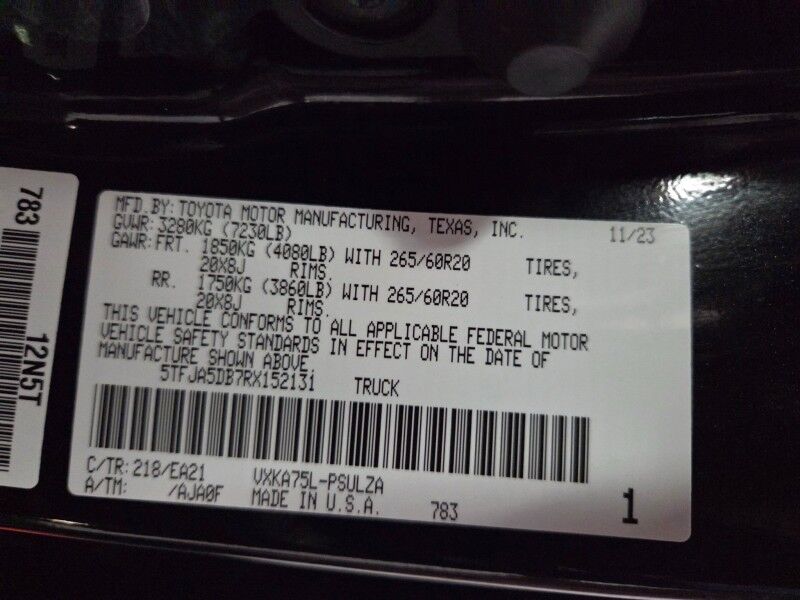 2024 Toyota Tundra 4WD Limited 3.4L V6 GPS Nav Backup Camera Michelin FREE WARRANTY Arlington TX