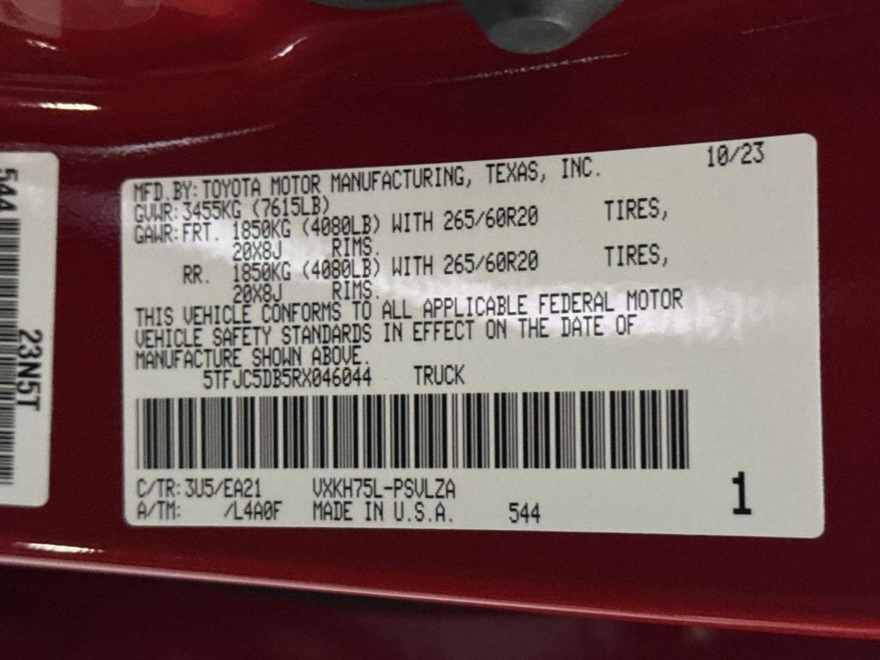 2024 Toyota Tundra 4WD Limited Hybrid San Antonio TX