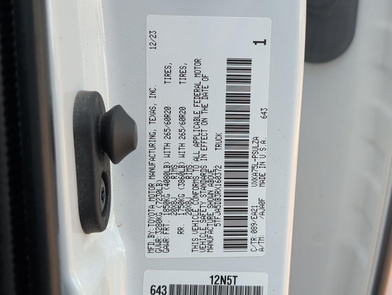 2024 Toyota Tundra 4WD Limited San Juan TX