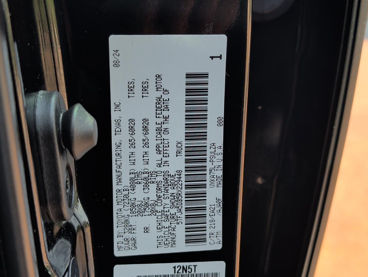 2024 Toyota Tundra 4WD Limited San Juan TX