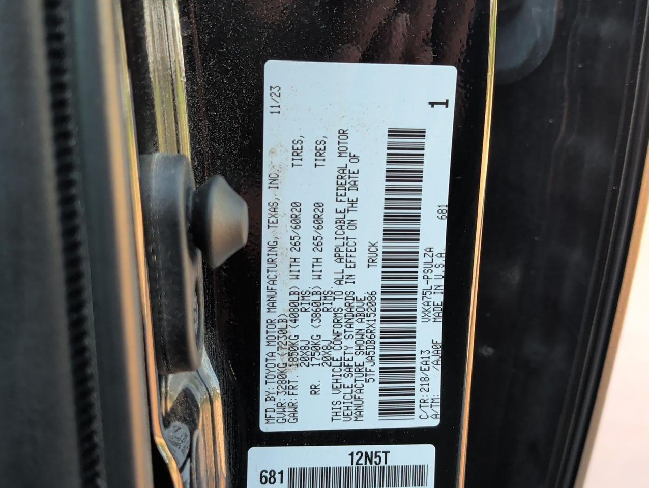 2024 Toyota Tundra 4WD Limited San Juan TX