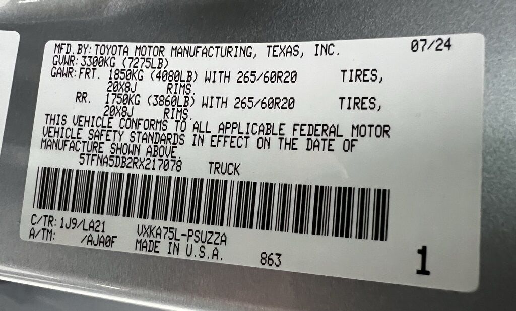 2024 Toyota Tundra Platinum Highlands Ranch CO