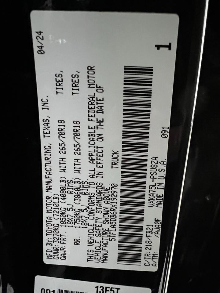 2024 Toyota Tundra SR5 Loveland CO