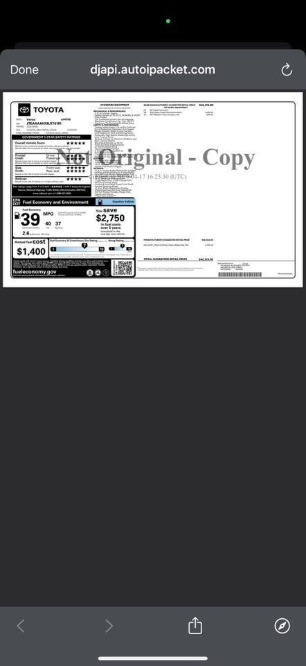 2024 Toyota Venza Limited Indianapolis IN