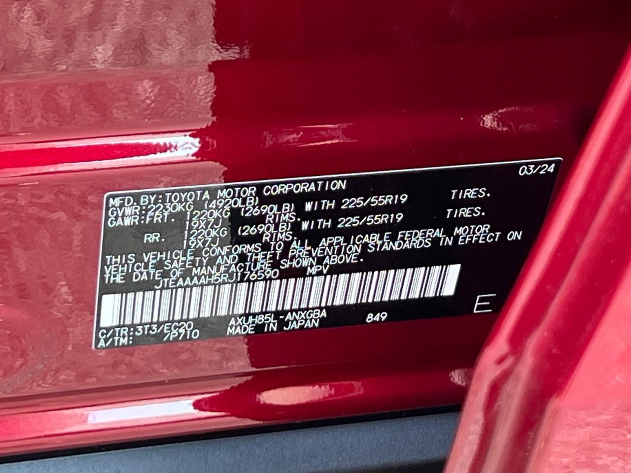 2024 Toyota Venza Nightshade Hagerstown MD