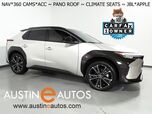 2024 Toyota bZ4X Limited AWD *NAVIGATION, ADAPTIVE CRUISE, SAFETY ALERTS, AUTOMATIC PARKING, 360 VIEW CAMERAS, PANORAMA GLASS ROOF, CLIMATE SEATS, HEATED STEERING, POWER LIFTGATE, JBL AUDIO, WIRELESS CHARGING, ANDROID & APPLE