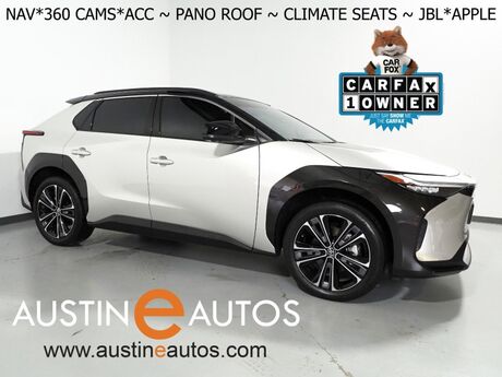 2024 Toyota bZ4X Limited AWD *NAVIGATION, ADAPTIVE CRUISE, SAFETY ALERTS, AUTOMATIC PARKING, 360 VIEW CAMERAS, PANORAMA GLASS ROOF, CLIMATE SEATS, HEATED STEERING, POWER LIFTGATE, JBL AUDIO, WIRELESS CHARGING, ANDROID & APPLE Round Rock TX