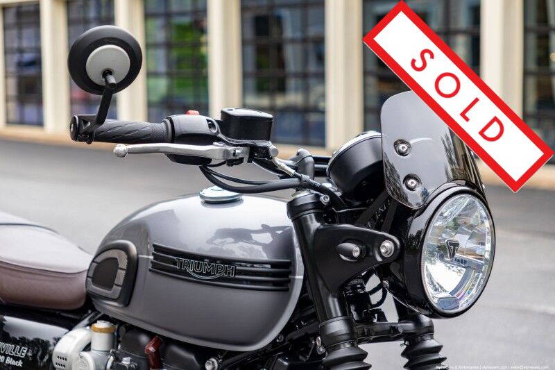 2024 Triumph Bonneville T120 Black Custom Boston MA