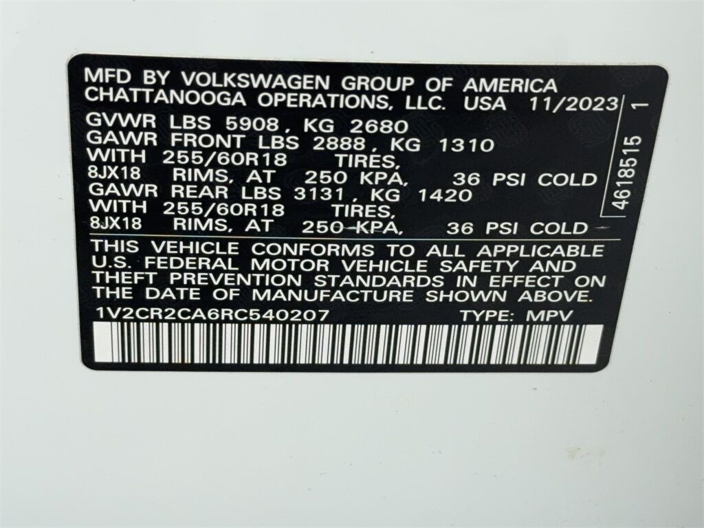 2024 Volkswagen Atlas 2.0T Peak Edition SE w/Technology CAM,PANO,BLIND S Plano TX