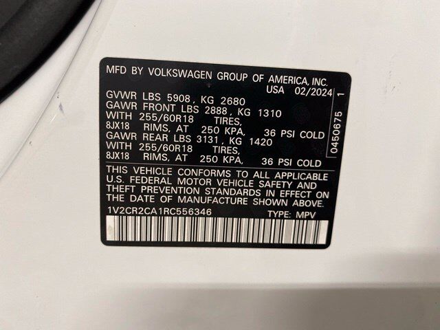2024 Volkswagen Atlas 2.0T Peak Edition SE w/Technology Dallas TX