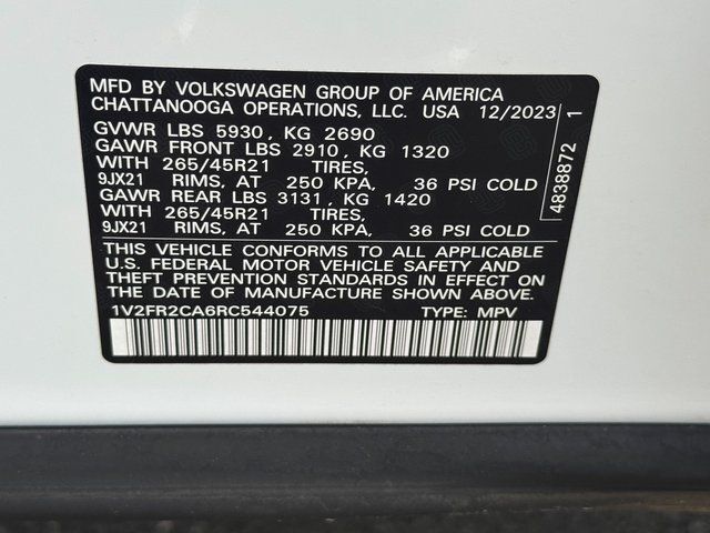 2024 Volkswagen Atlas 2.0T SEL Premium R-Line Springfield VA