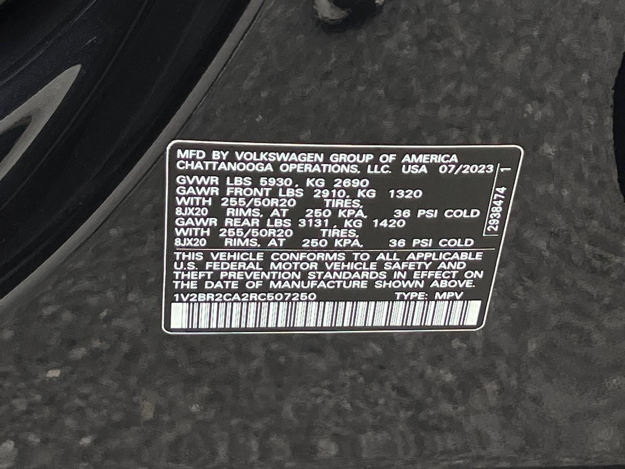 2024 Volkswagen Atlas 2.0T SEL Hagerstown MD