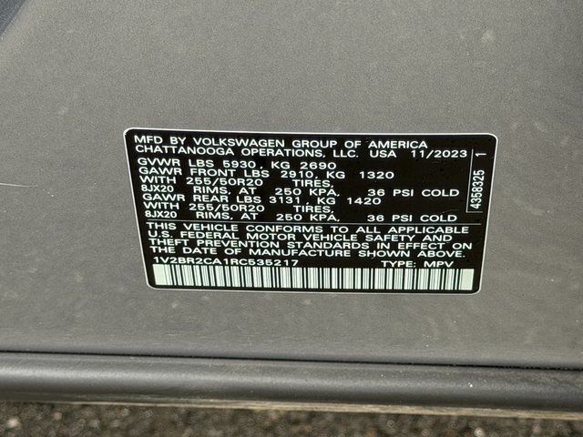 2024 Volkswagen Atlas 2.0T SEL Springfield VA