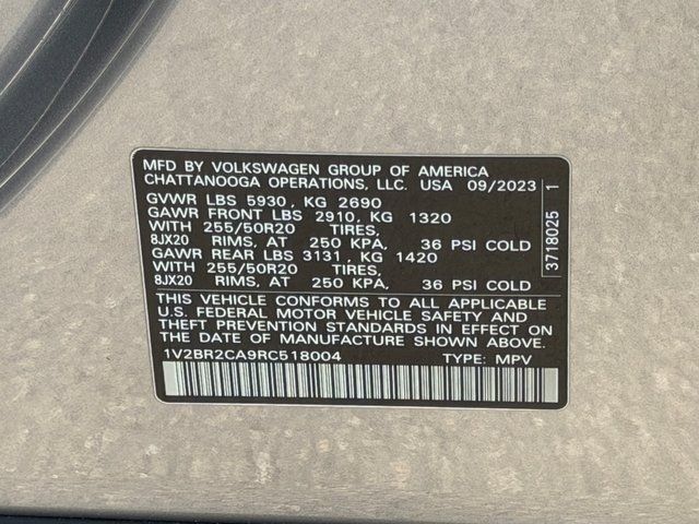 2024 Volkswagen Atlas 2.0T SEL Springfield VA