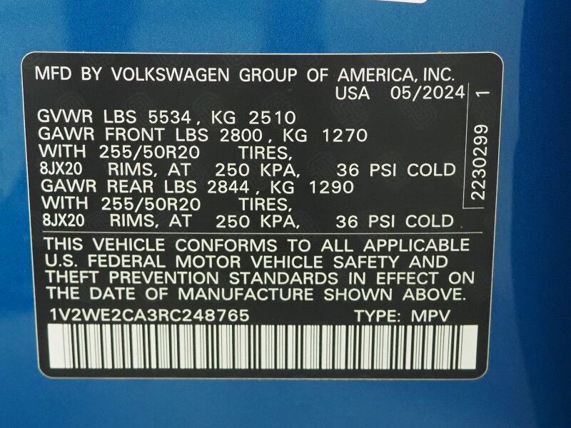 2024 Volkswagen Atlas Cross Sport 2.0T SE w/Technology *ADAPTIVE CRUISE, DIGITAL COCKPIT, SAFETY ALERTS, BACKUP-CAMERA, CLIMATE SEATS, HEATED STEERING, POWER LIFTGATE, REMOTE START, 20 INCH ALLOYS, APPLE CARPLAY Round Rock TX