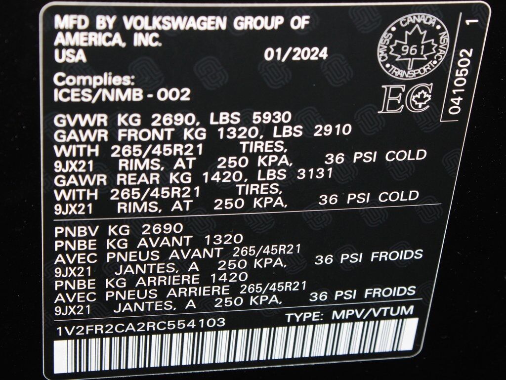 2024 Volkswagen Atlas SEL Premium R-Line AWD Fond du Lac WI