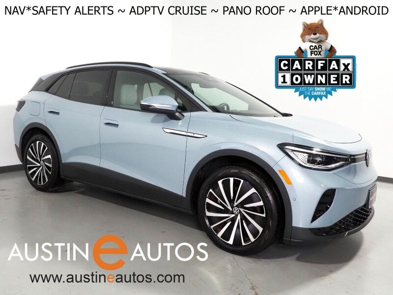 2024 Volkswagen ID.4 S *PANORAMA GLASS ROOF, NAVIGATION, DIGITAL COCKPIT, SAFETY ALERTS, ADAPTIVE CRUISE, BACKUP-CAMERA, HEATED SEATS/STEERING, POWER LIFTGATE, WIRELESS CHARGING, ANDROID & APPLE