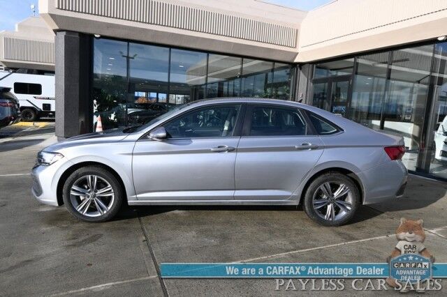 2024 Volkswagen Jetta SE / Auto Start / Power & Heated Leather Seats / Sunroof / Blind Spot & Lane Departure Alert / Apple CarPlay & Android Auto / Back Up Camera / Keyless Entry & Start / Cruise Control / Alloy Wheels / 40 MPG / 1-Owner Anchorage AK 2024 Volkswagen Jetta SE / Auto Start / Power & Heated Leather Seats / Sunroof / Blind Spot & Lane Departure Alert / Apple CarPlay & Android Auto / Back Up Camera / Keyless Entry & Start / Cruise Control / Alloy Wheels / 40 MPG / 1-Owner Anchorage AK