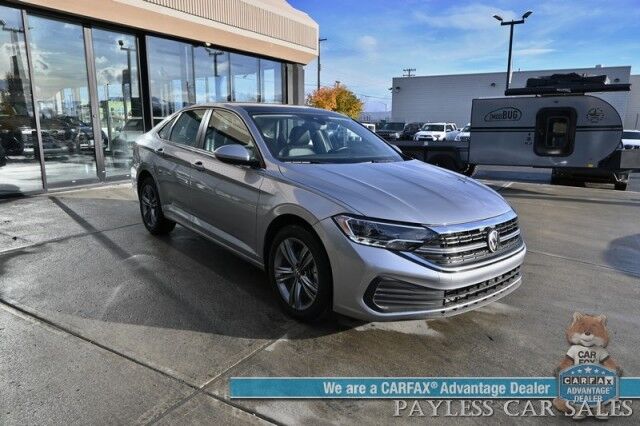 2024 Volkswagen Jetta SE / Auto Start / Power & Heated Leather Seats / Sunroof / Blind Spot & Lane Departure Alert / Apple CarPlay & Android Auto / Back Up Camera / Keyless Entry & Start / Cruise Control / Alloy Wheels / 40 MPG / 1-Owner Anchorage AK 2024 Volkswagen Jetta SE / Auto Start / Power & Heated Leather Seats / Sunroof / Blind Spot & Lane Departure Alert / Apple CarPlay & Android Auto / Back Up Camera / Keyless Entry & Start / Cruise Control / Alloy Wheels / 40 MPG / 1-Owner Anchorage AK