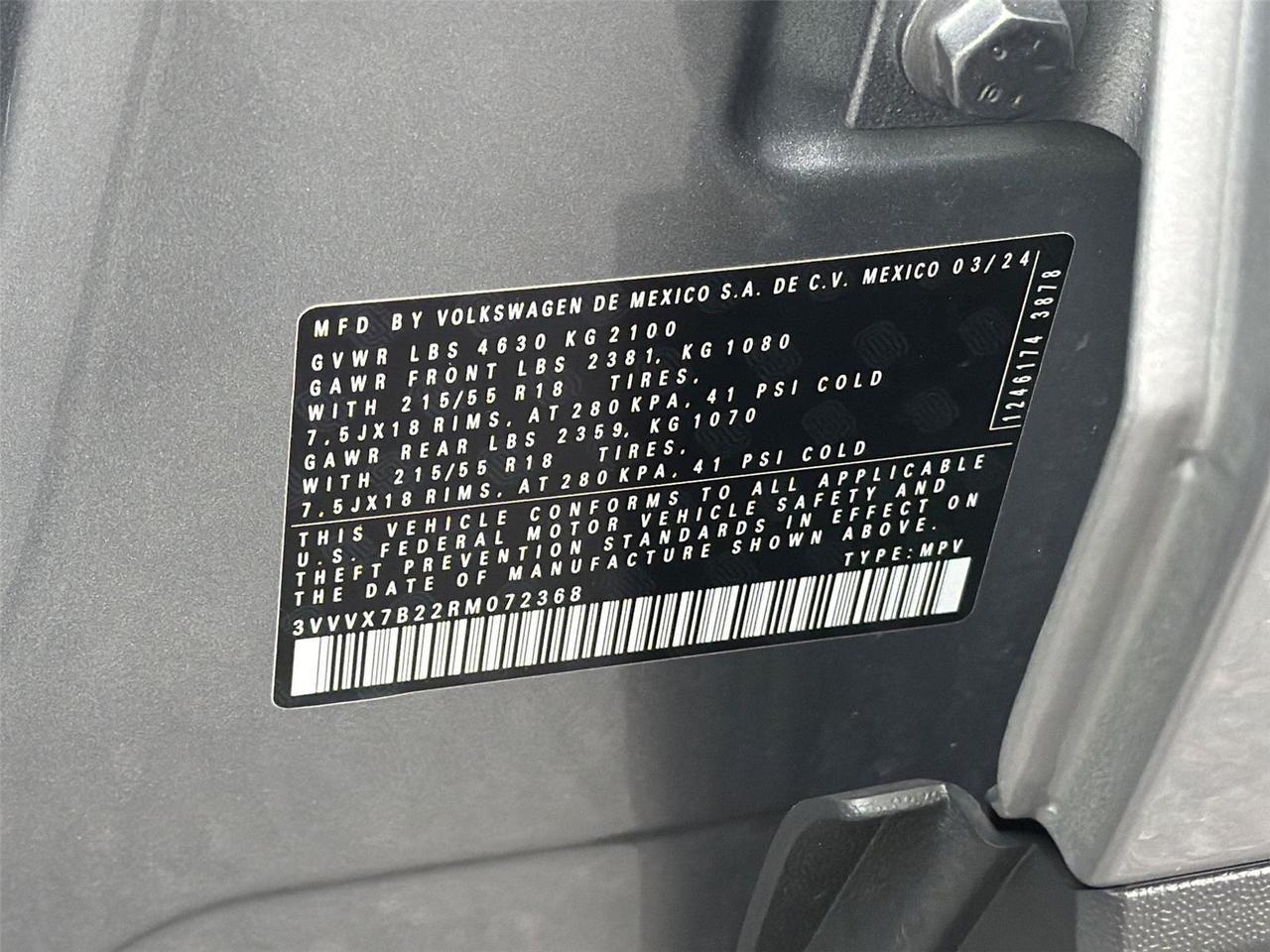 2024 Volkswagen Taos SE Hagerstown MD