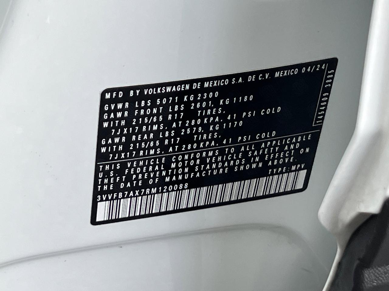 2024 Volkswagen Tiguan 2.0T S Hagerstown MD