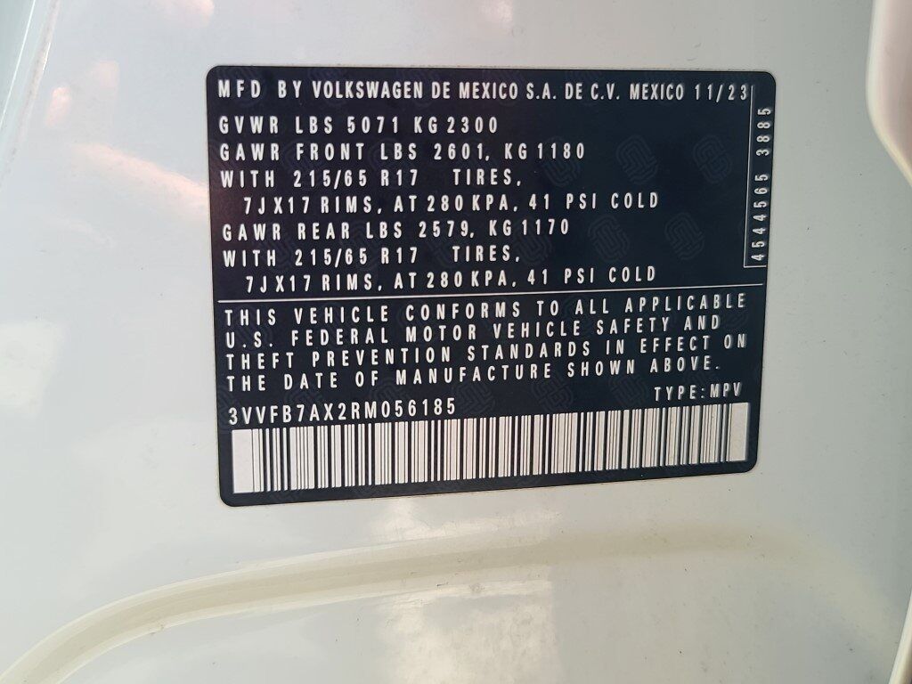 2024 Volkswagen Tiguan 2.0T S Springfield VA