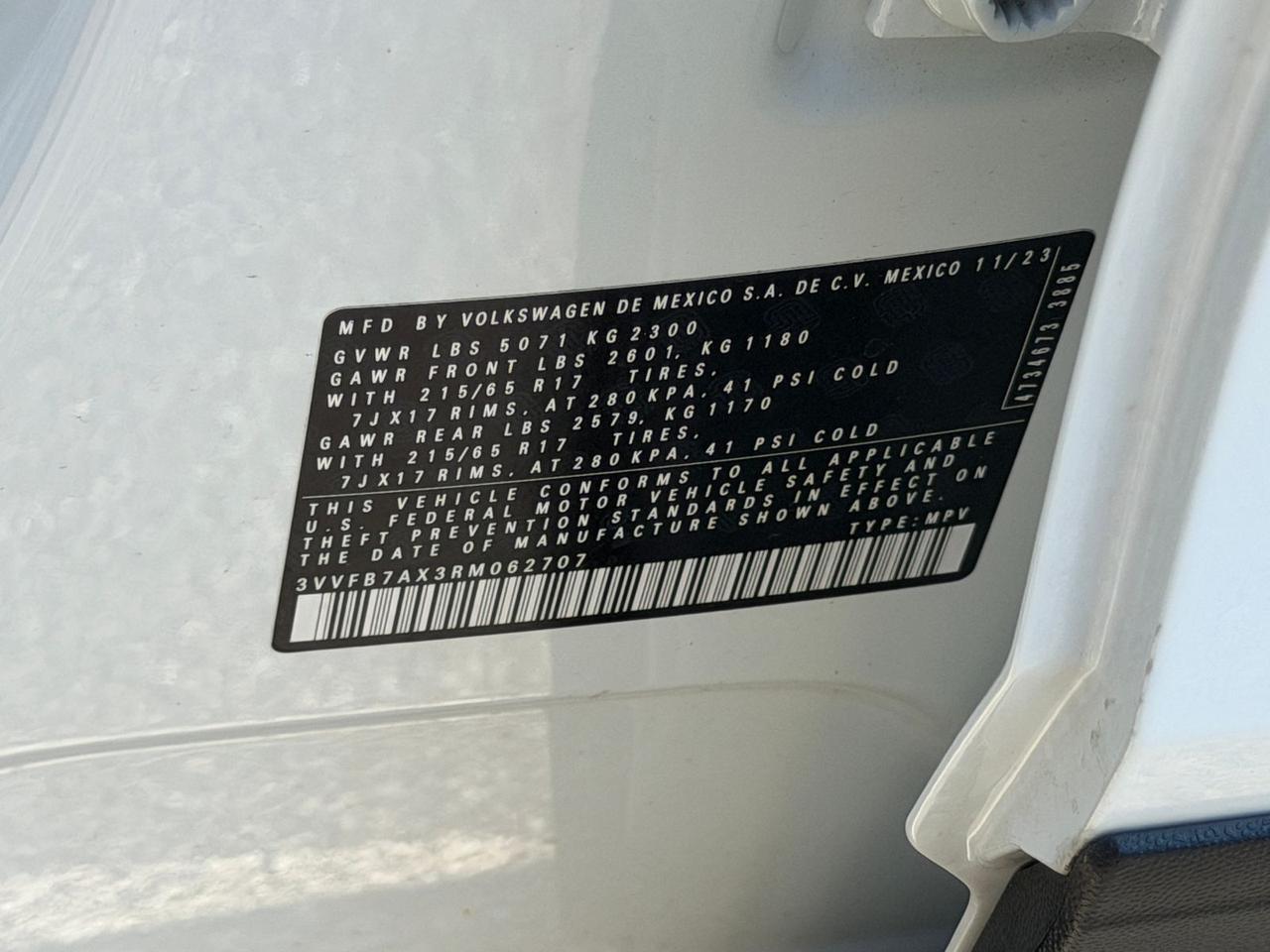 2024 Volkswagen Tiguan 2.0T S Springfield VA
