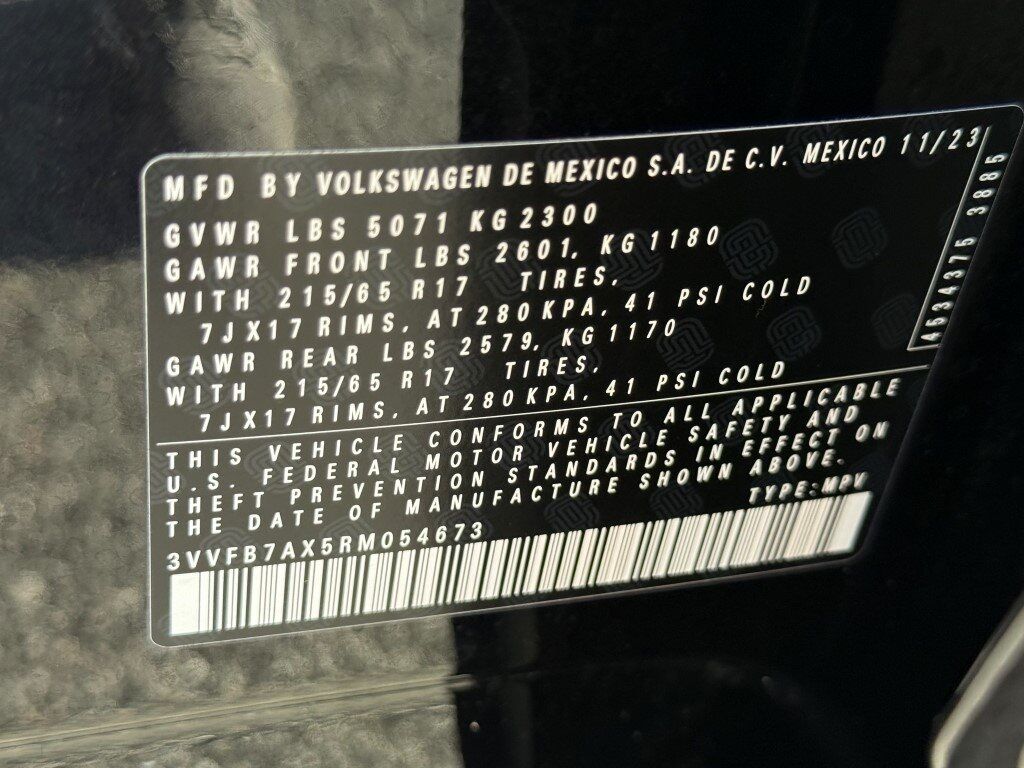 2024 Volkswagen Tiguan 2.0T S Springfield VA
