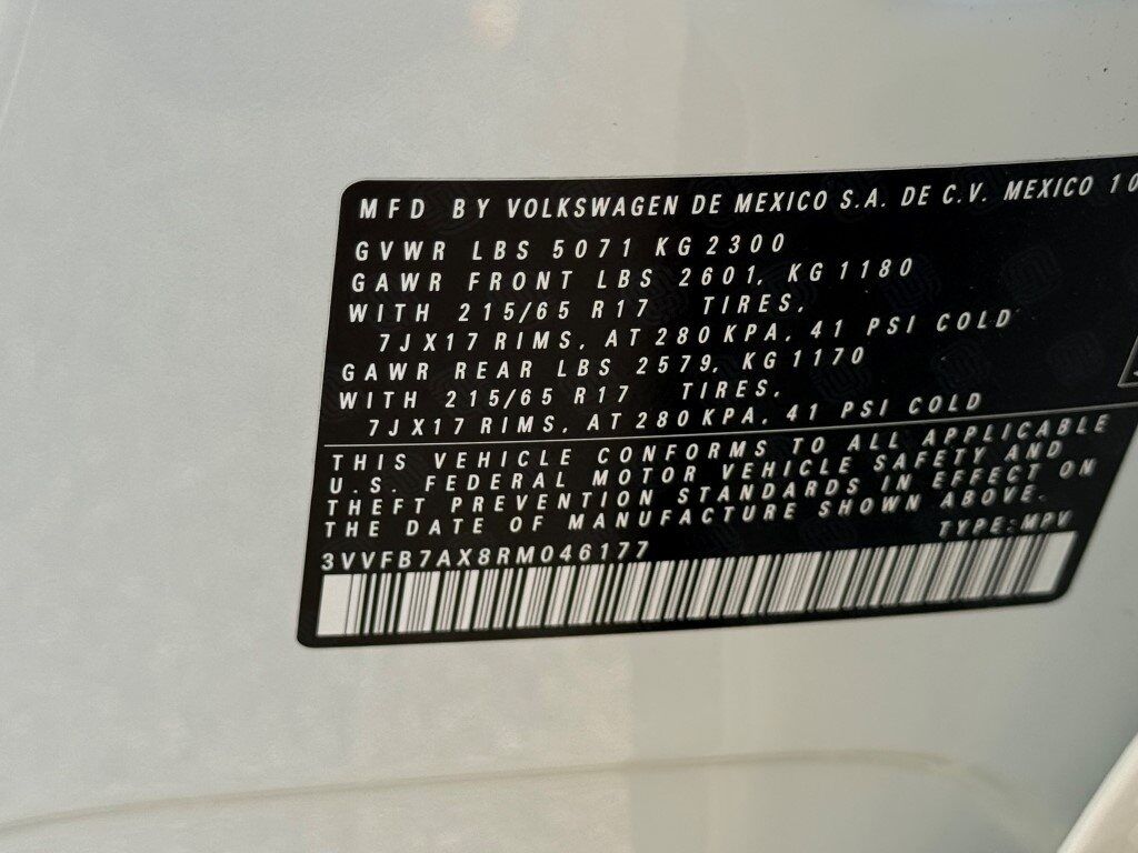 2024 Volkswagen Tiguan 2.0T S Springfield VA