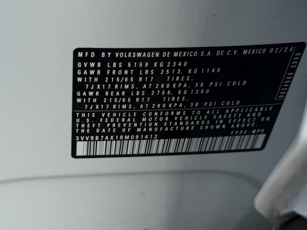 2024 Volkswagen Tiguan 2.0T S Springfield VA