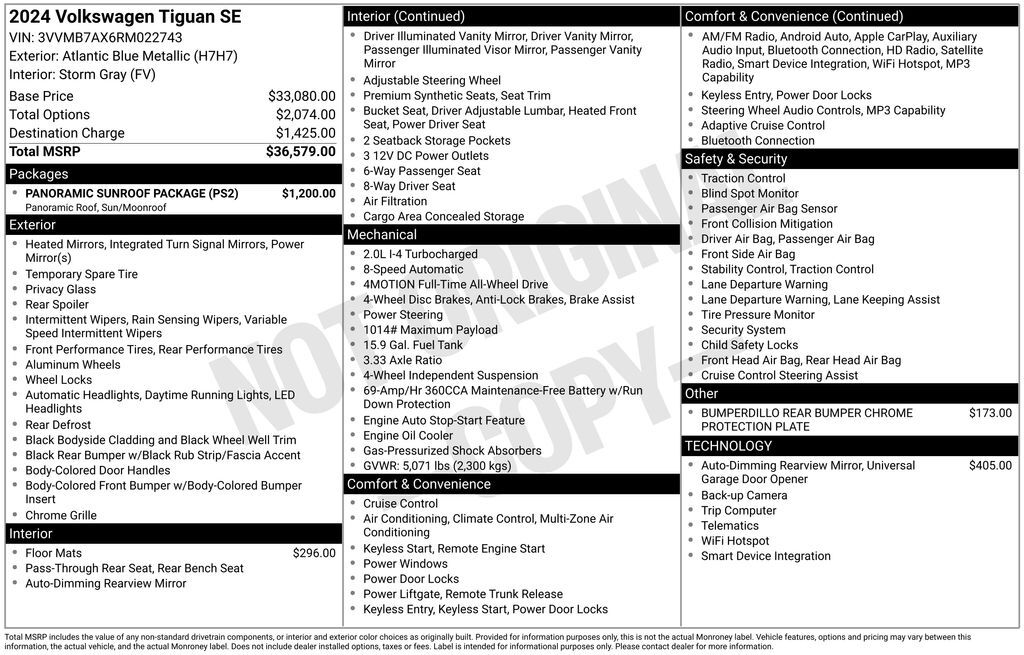 2024 Volkswagen Tiguan 2.0T SE San Clemente CA