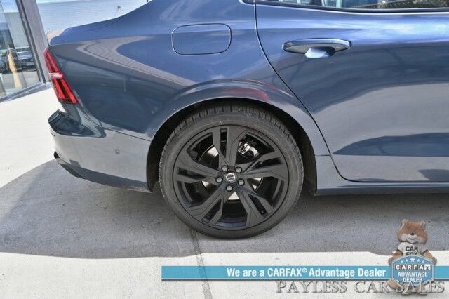 2024 Volvo S60 Ultimate Dark Theme / AWD / Climate Pkg / Front & Rear Heated Leather Seats / Heated Steering Wheel / Panoramic Sunroof / Harman Kardon Speakers / Adaptive Cruise / Lane Depart & Blind Spot / 1-Owner Anchorage AK