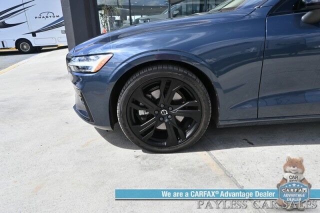 2024 Volvo S60 Ultimate Dark Theme / AWD / Climate Pkg / Front & Rear Heated Leather Seats / Heated Steering Wheel / Panoramic Sunroof / Harman Kardon Speakers / Adaptive Cruise / Lane Depart & Blind Spot / 1-Owner Anchorage AK