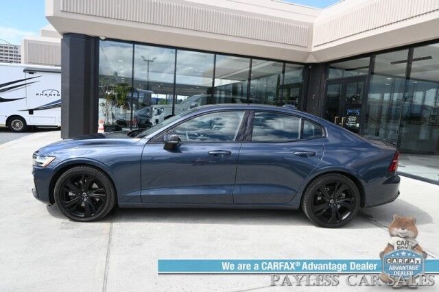 2024 Volvo S60 Ultimate Dark Theme / AWD / Climate Pkg / Front & Rear Heated Leather Seats / Heated Steering Wheel / Panoramic Sunroof / Harman Kardon Speakers / Adaptive Cruise / Lane Depart & Blind Spot / 1-Owner Anchorage AK