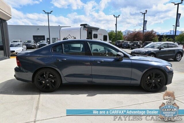 2024 Volvo S60 Ultimate Dark Theme / AWD / Climate Pkg / Front & Rear Heated Leather Seats / Heated Steering Wheel / Panoramic Sunroof / Harman Kardon Speakers / Adaptive Cruise / Lane Depart & Blind Spot / 1-Owner Anchorage AK