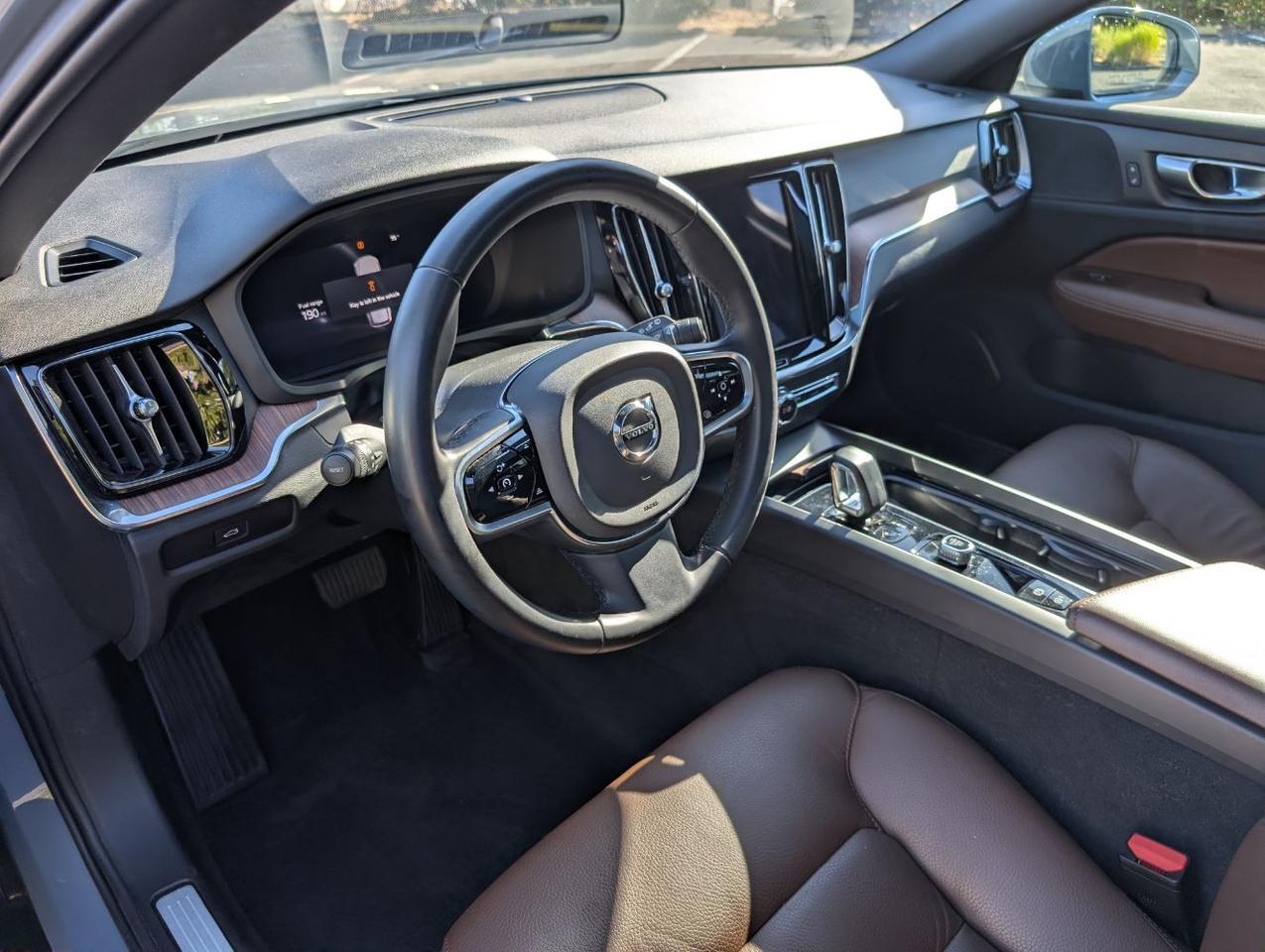 2024 Volvo V60 Cross Country B5 Hybrid AWD PLUS | High Performance Audio, Pilot Assist, 360 Cam & Heated Maroon Brown Leather Portland OR