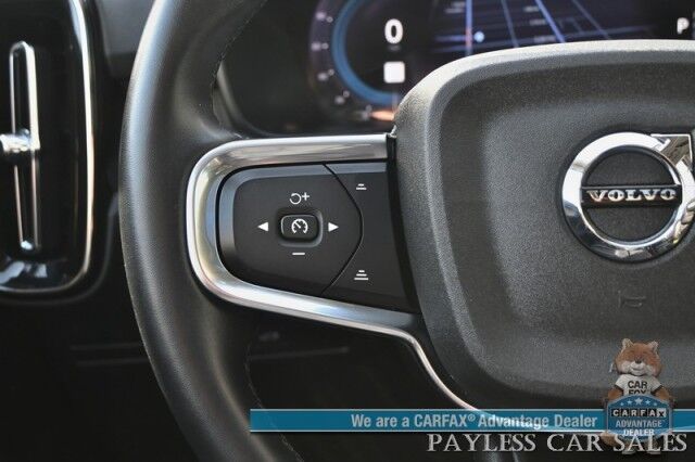 2024 Volvo XC40 Core / Dark Theme / AWD / Power & Heated Leather Seats / Panoramic Sunroof / Navigation / Apple CarPlay & Android Auto / Backup Camera / Lane Departure & Blind Spot Alert / Keyless Entry & Start / 30 MPG / 1-Owner Anchorage AK