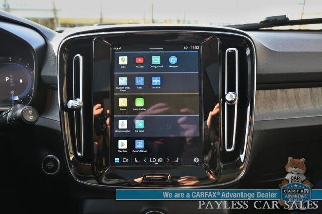 2024 Volvo XC40 Core / Dark Theme / AWD / Power & Heated Leather Seats / Panoramic Sunroof / Navigation / Apple CarPlay & Android Auto / Backup Camera / Lane Departure & Blind Spot Alert / Keyless Entry & Start / 30 MPG / 1-Owner Anchorage AK